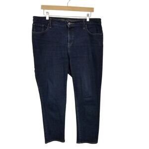 Chico's So Slimming Girlfriend Slim Leg Ankle Jeans Size 14P